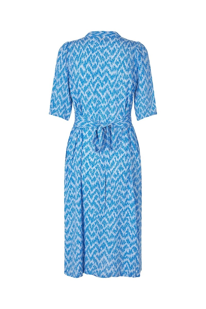 Lolly’s Laundry MataLL paitamekko – Elegantti graafinen midimekko kahdessa värissä - Image 3