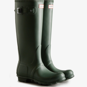 Hunter Naisten Original Tall Wellington Boots vihreä